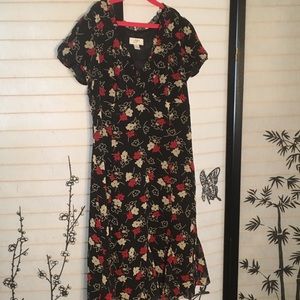 Ann Taylor dress with floral design